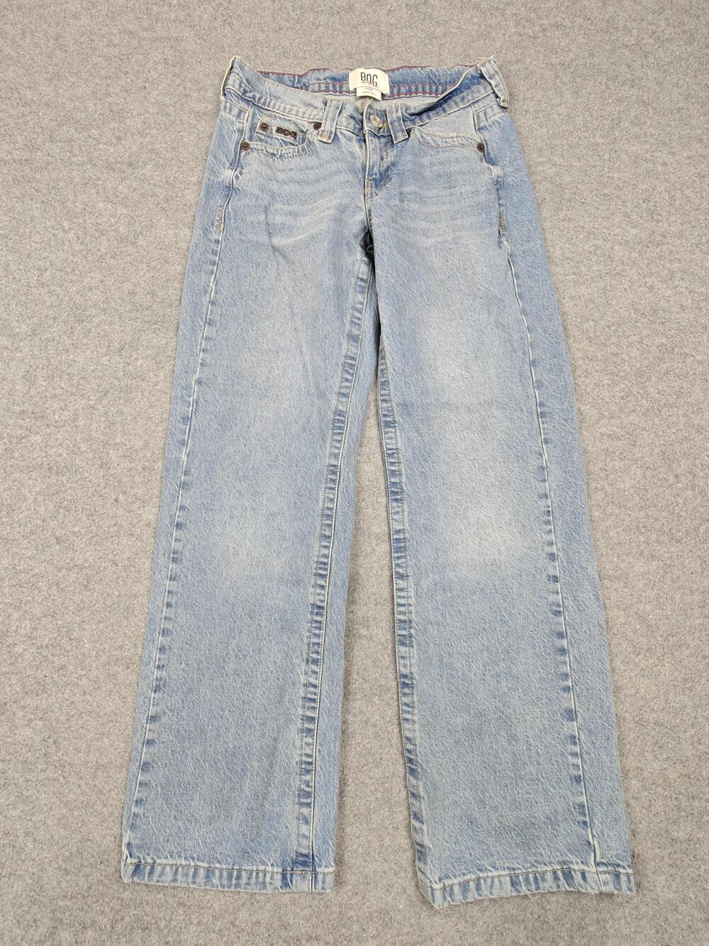 BDG Jeans Womens 24W Blue Light Wash Wide-Leg High Rise Denim Relaxed 32 Inseam
